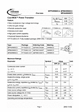 DataSheet SPP04N60C3 pdf